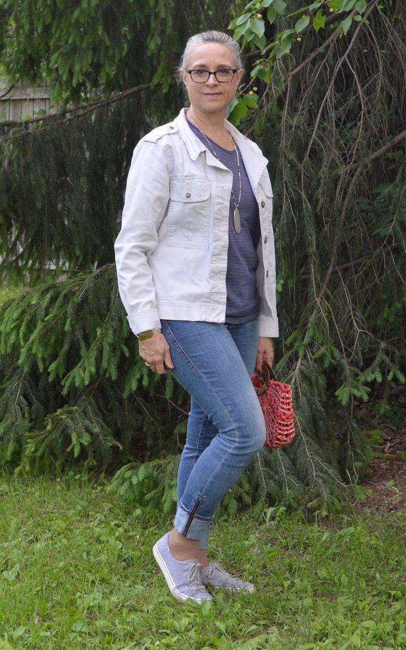 White Denim Jacket