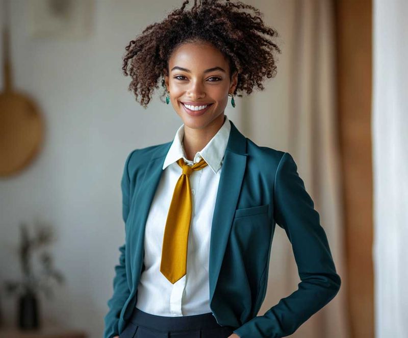 Colorful Blazer Accent