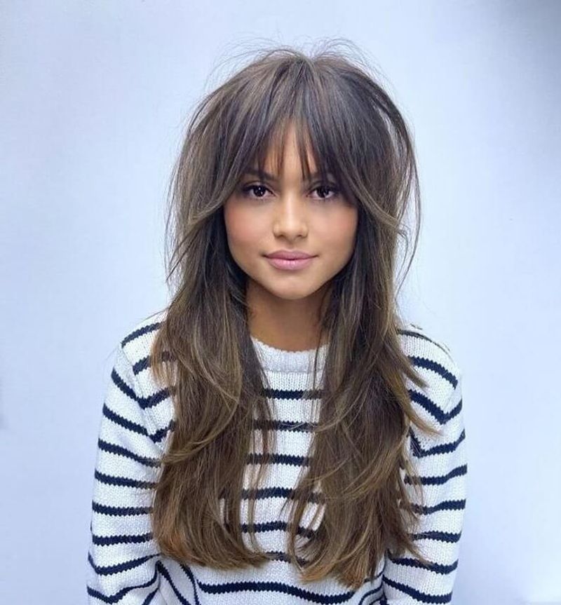 Rounded Bubble Bangs