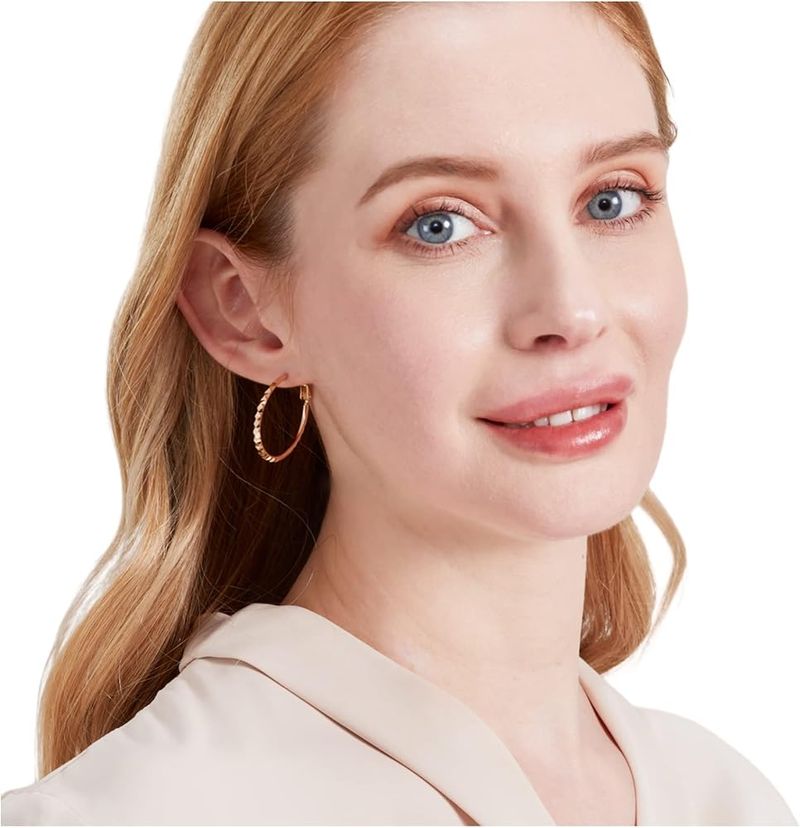 Gold Hoop Earrings