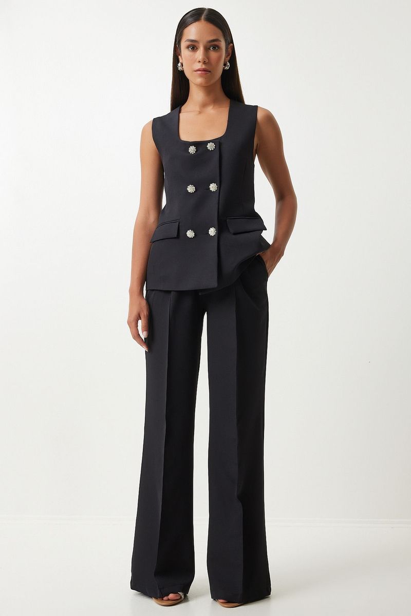 Tailored Black Trousers