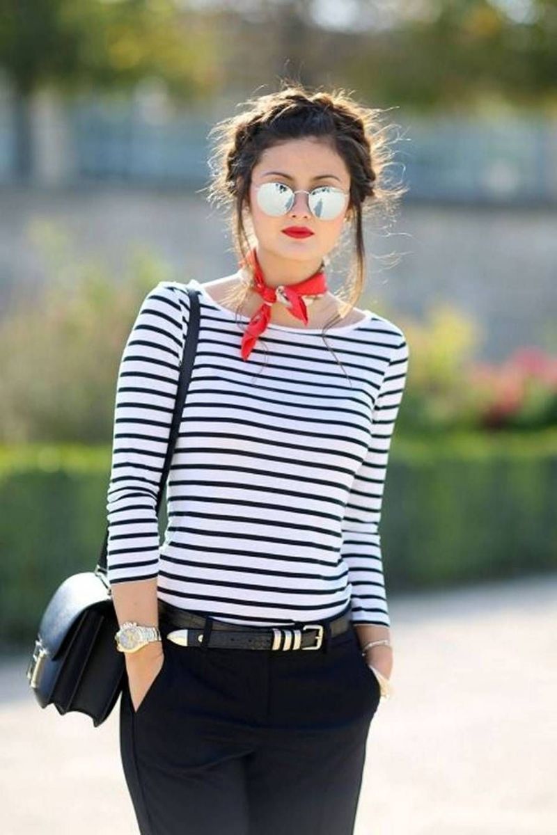 Striped Breton Top