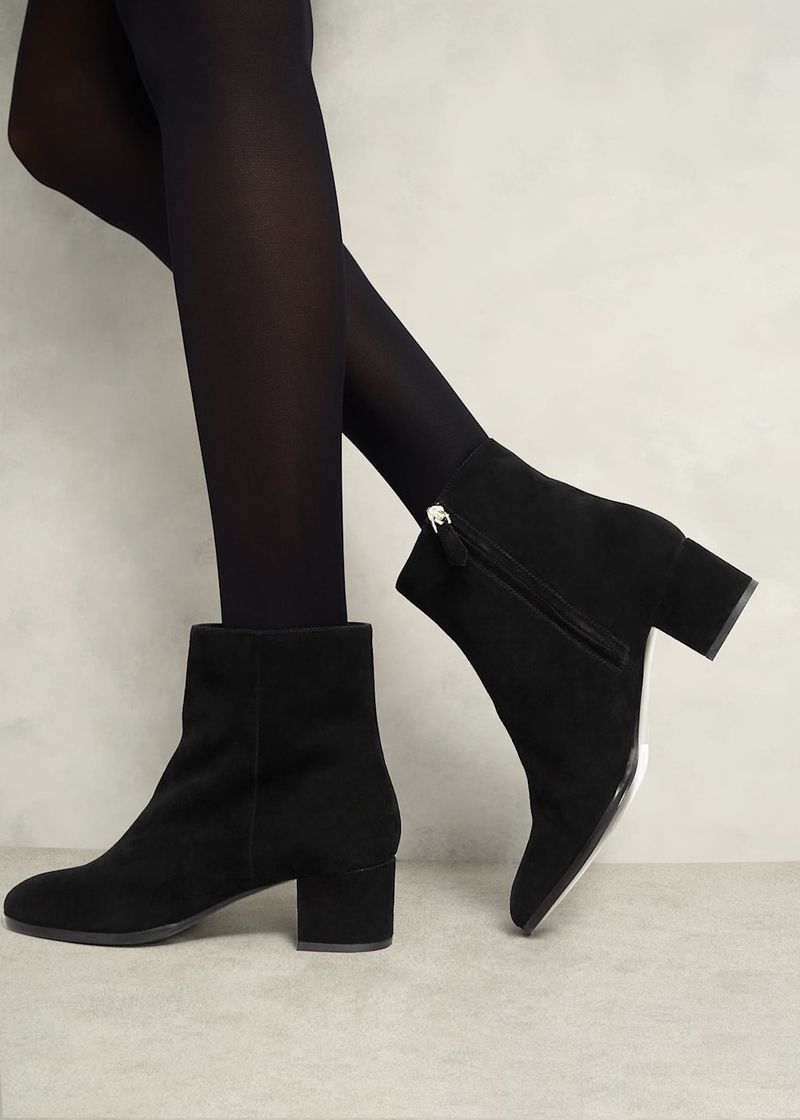 Suede Ankle Booties
