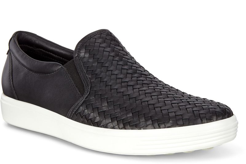 Ecco Soft 7 Woven Slip-Ons