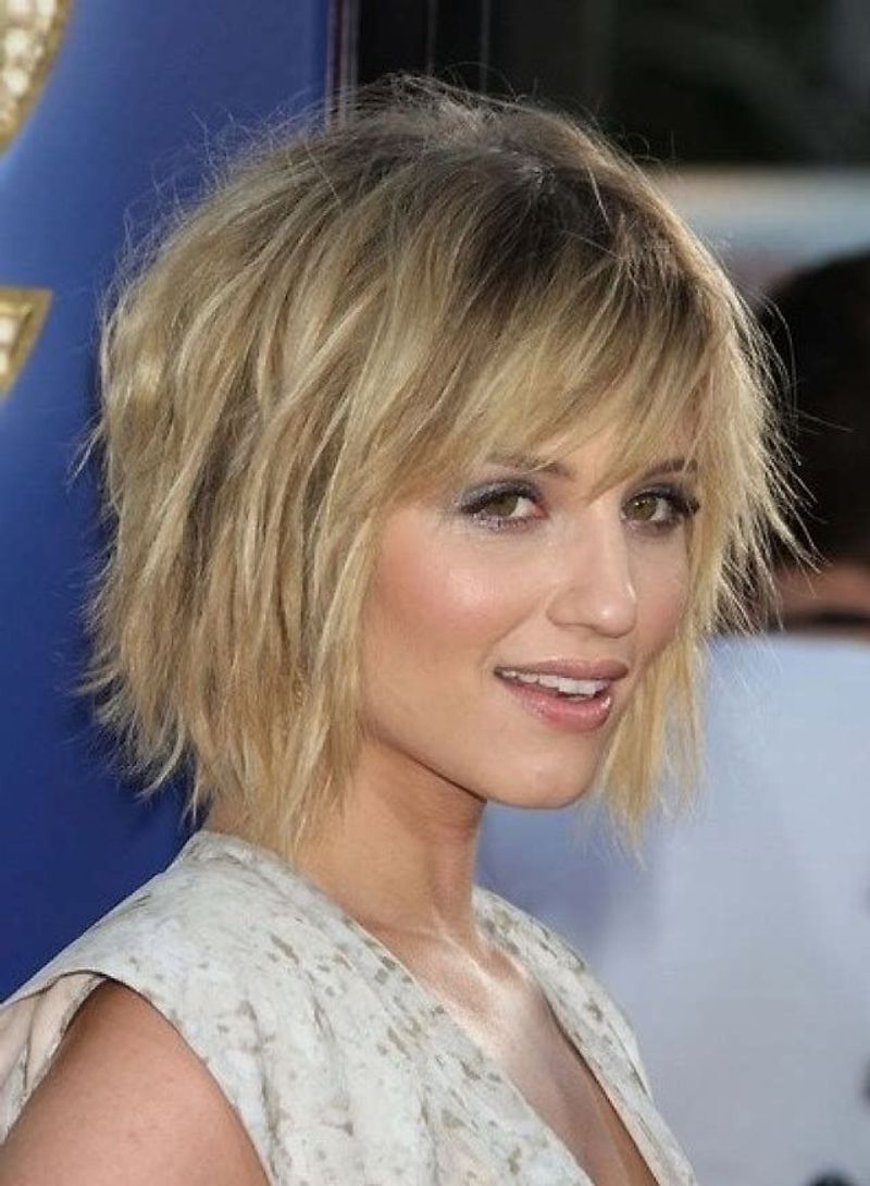 Choppy Bob with Razored Ends