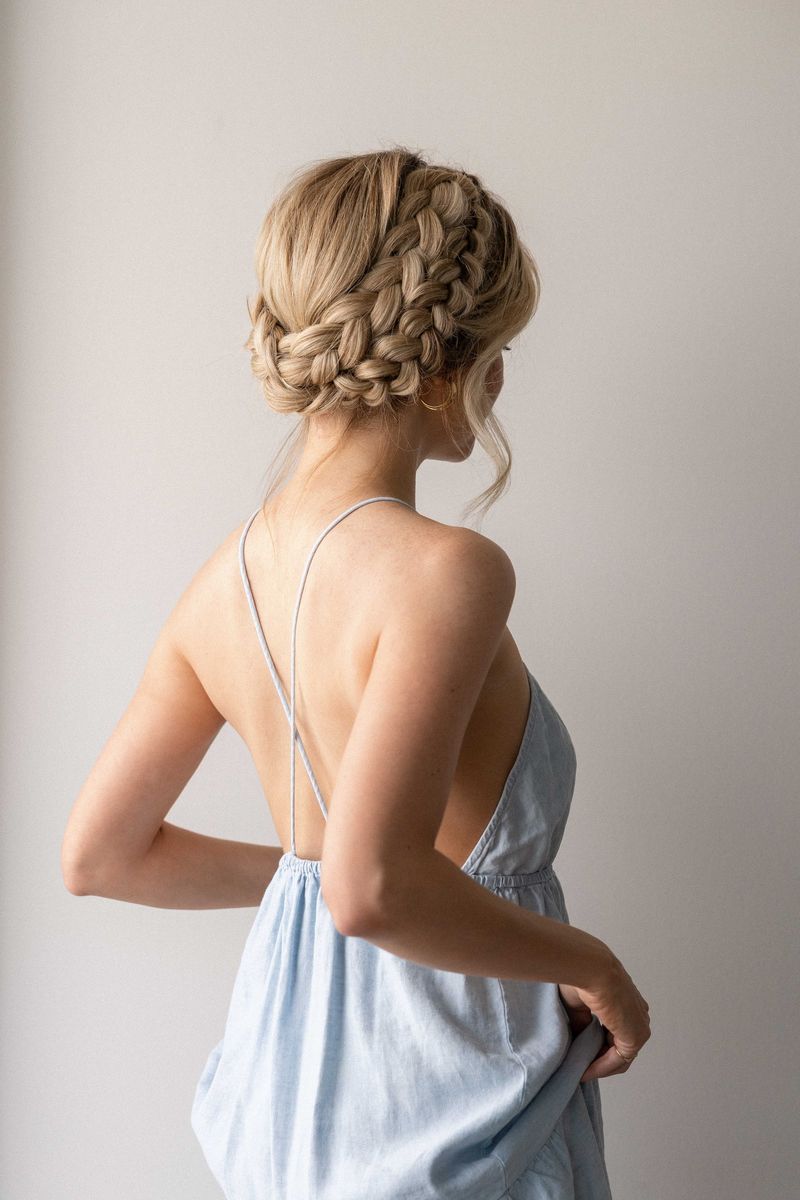 Crown Braid Updo