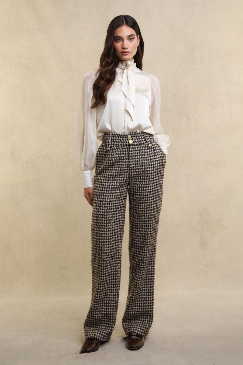 Smart Plaid Trousers