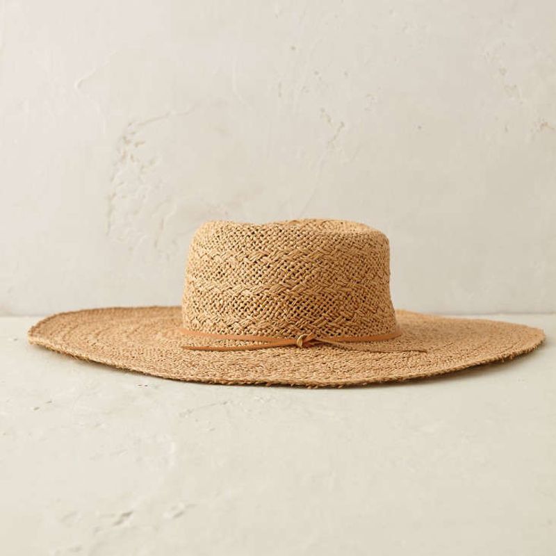 Wide-Brimmed Straw Hat
