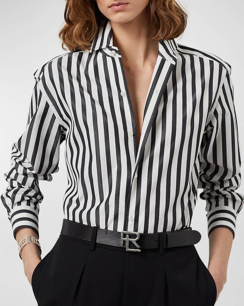 Subtle Pinstripe Button-Down