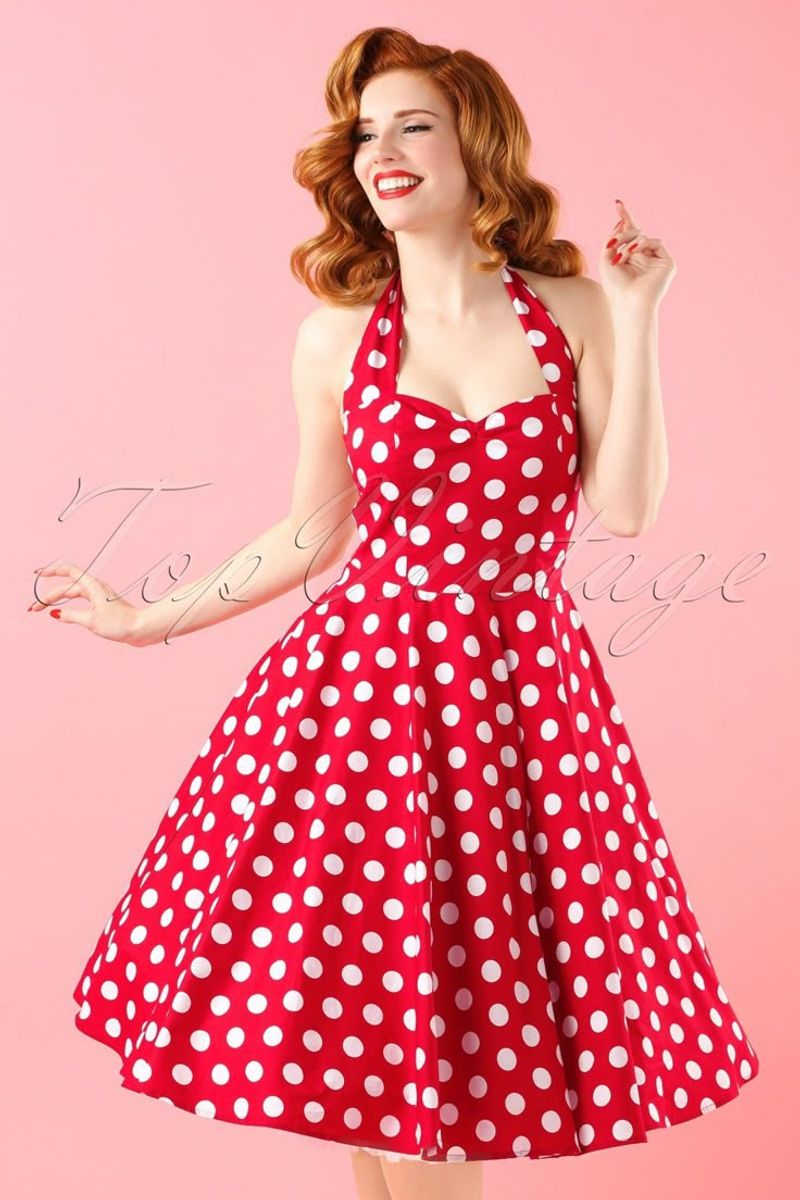 Retro Polka Dot Dresses