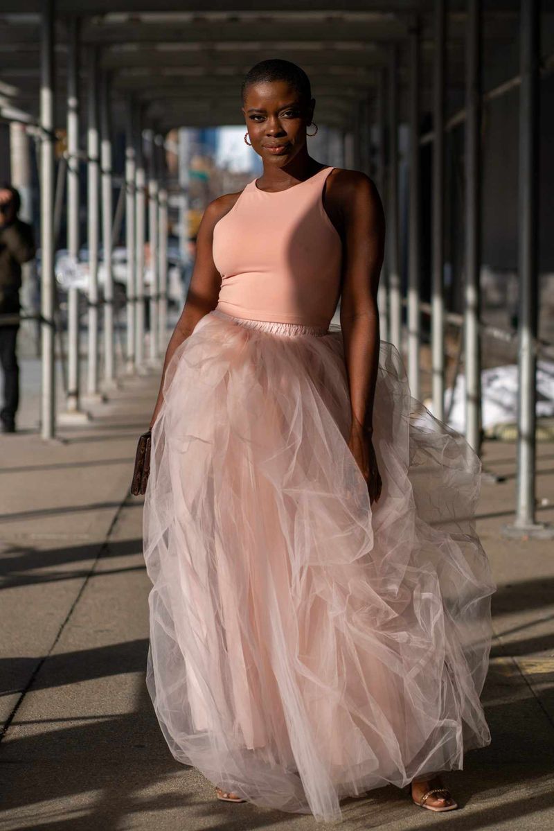 Tulle Skirt and Blouse