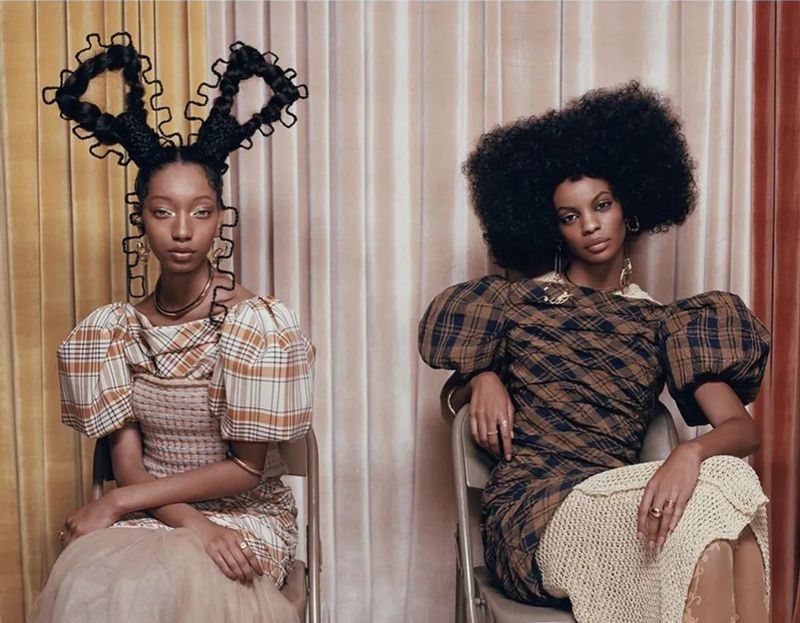 Afro scolpito