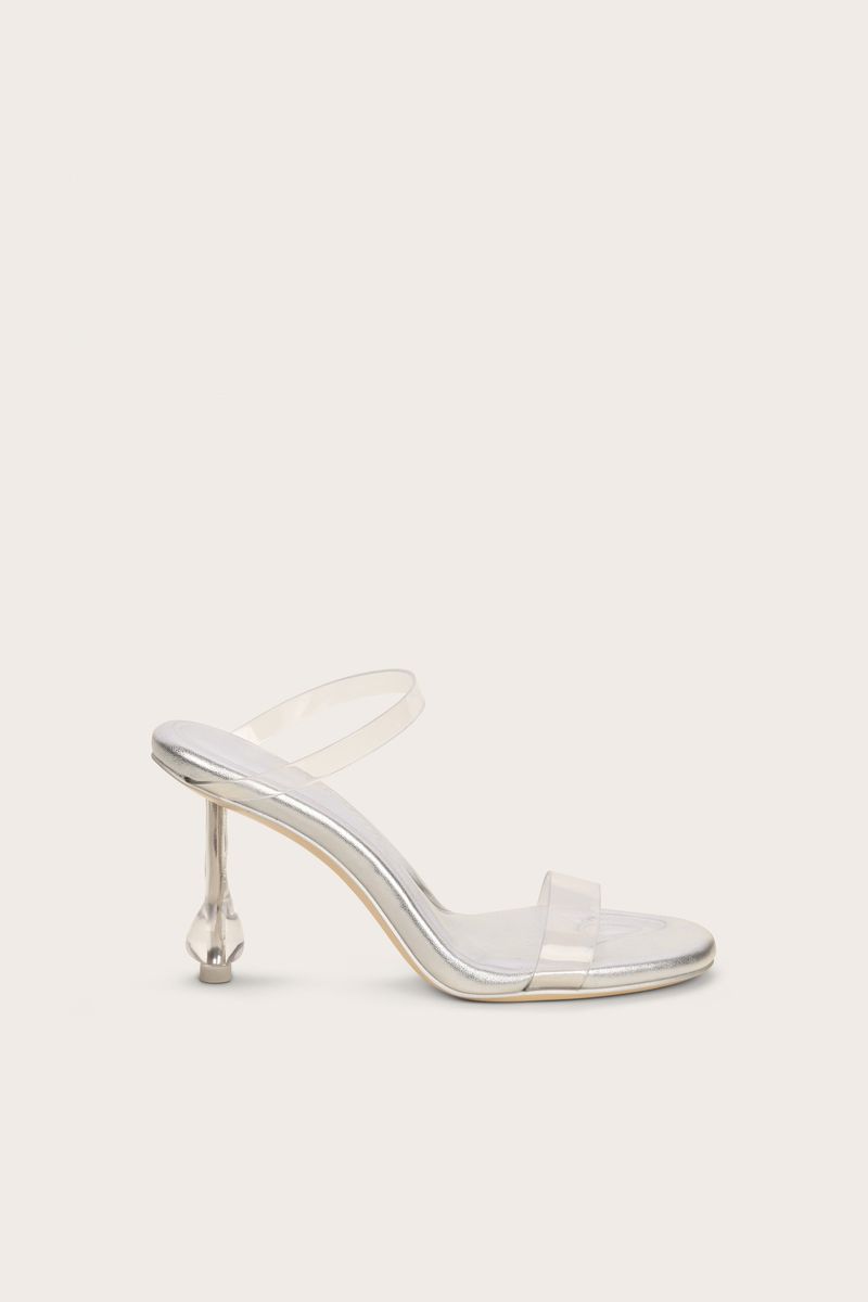 Clear Vinyl Strap Heels