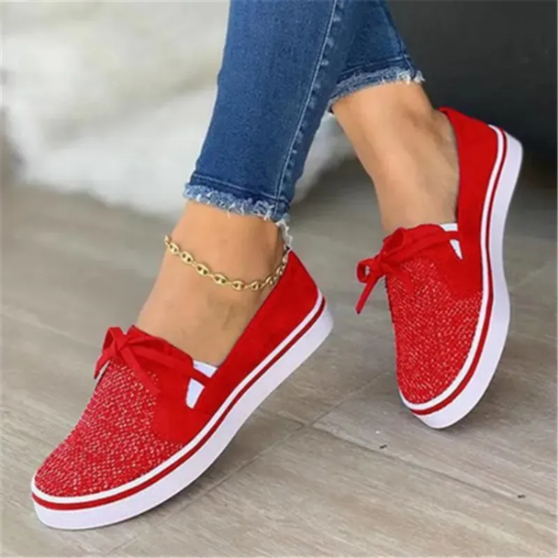 Colorful Canvas Slip-Ons