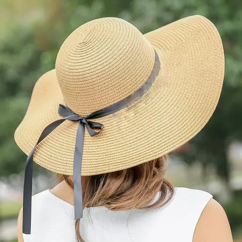Wide-Brim Straw Hat