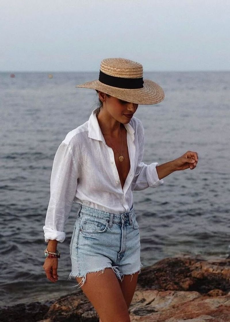Denim Cutoffs with Anything