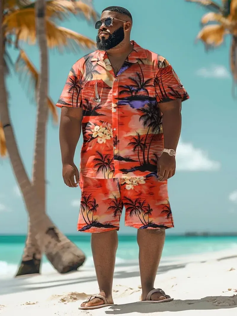 Tropical Print Shorts