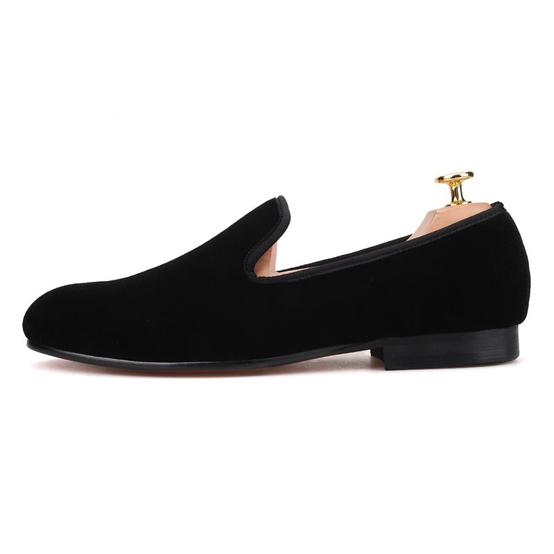 Velvet Loafers: Texture Overload