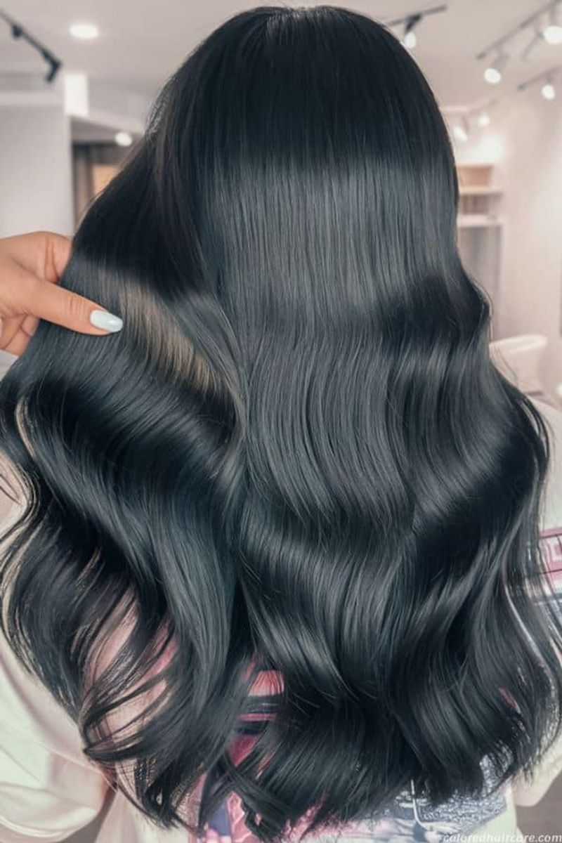 Jet Black All-Over Color