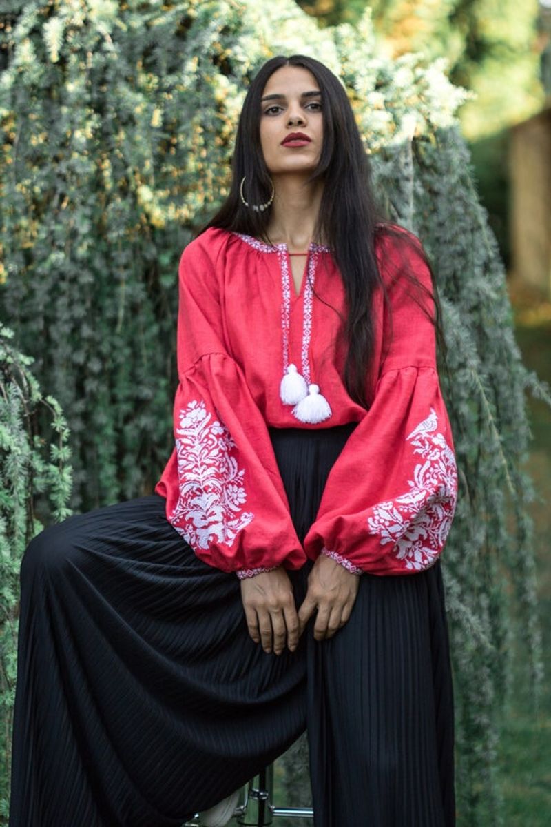 Embroidered Peasant Blouses