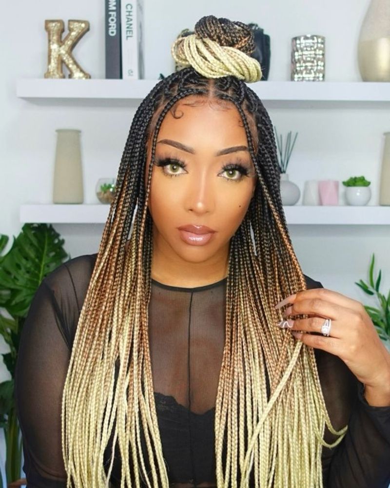 Knotless Braids with Ombre