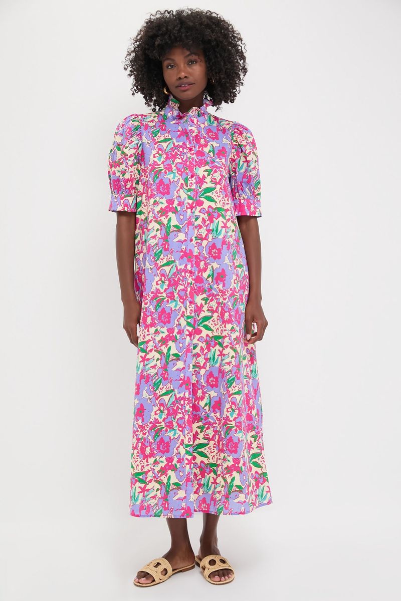 Ruffled Wrap Dress