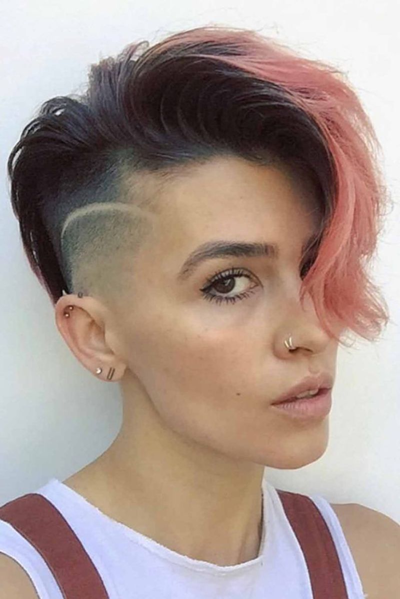 Corte inferior ousado