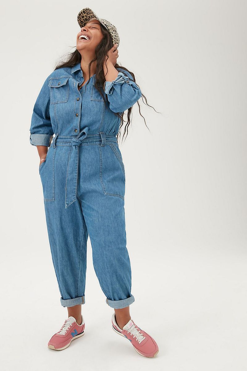 Casual Jumpsuits with Chunky Sneakers