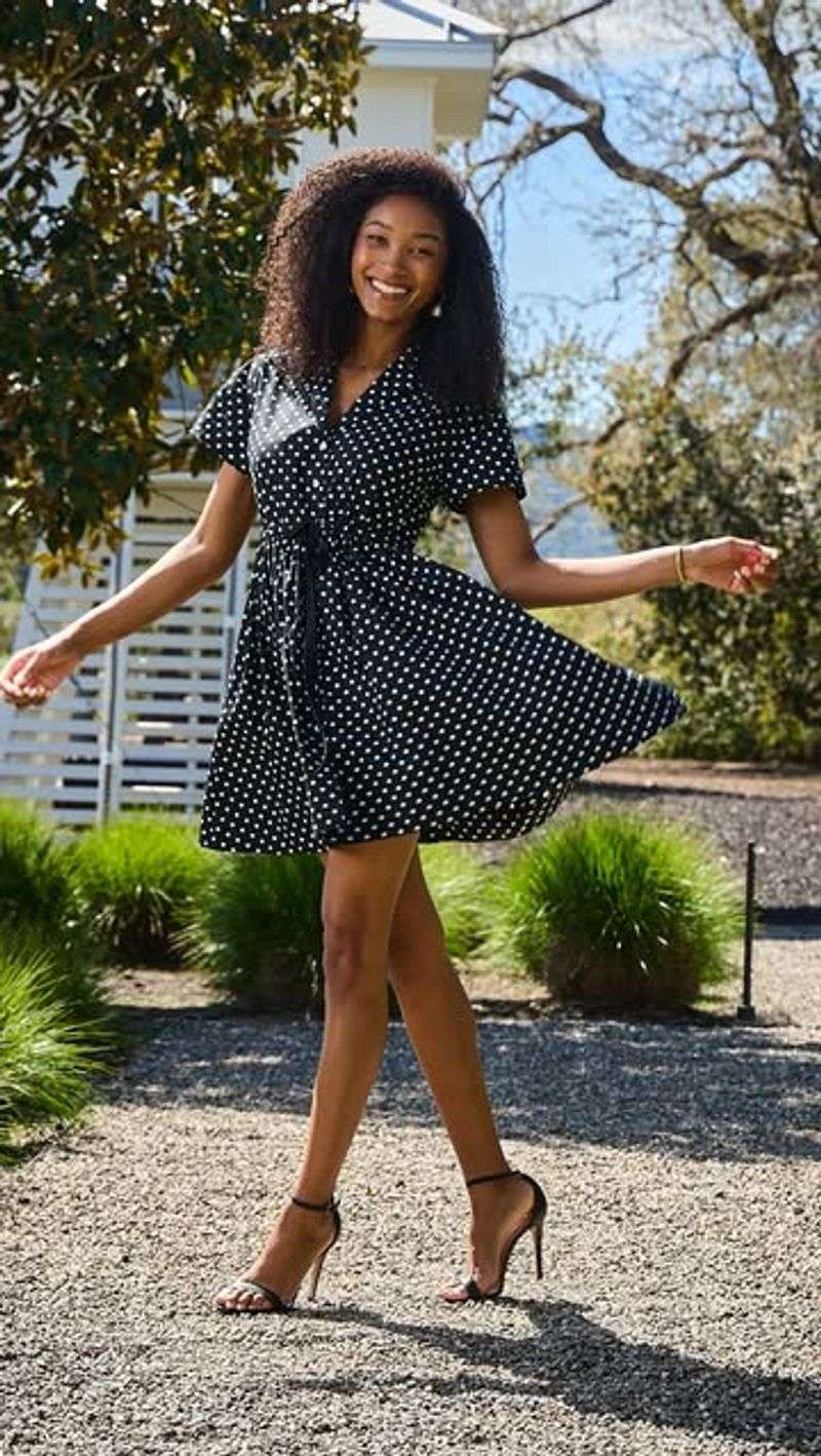 Playful Polka Dot Dress