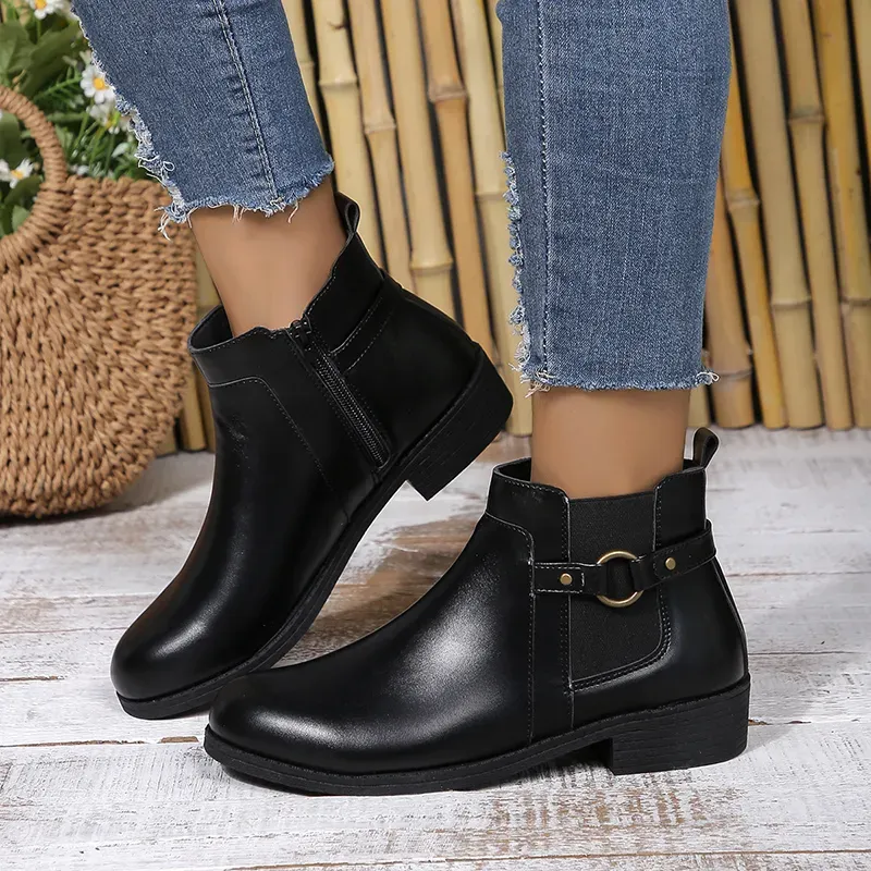 Black Ankle Boots