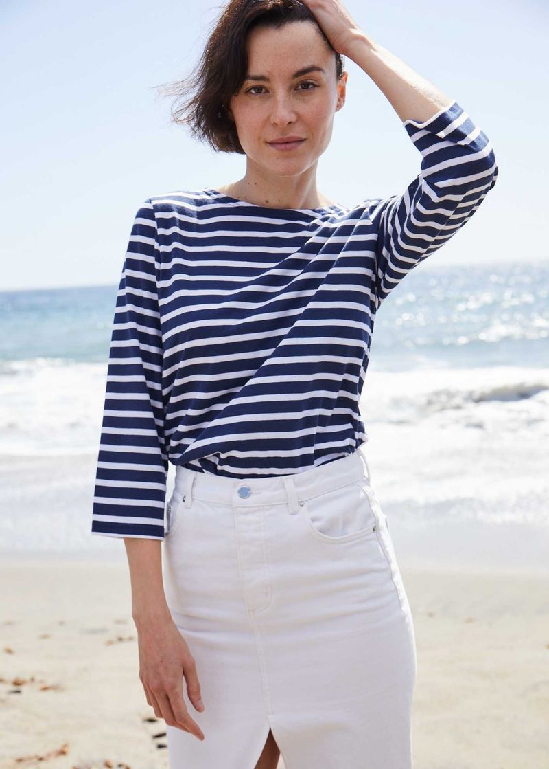 Striped Breton Top