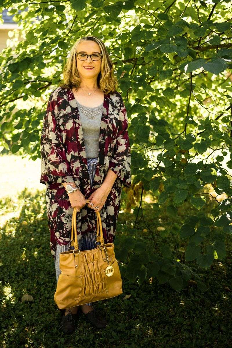Kimono Jacket and Espadrilles