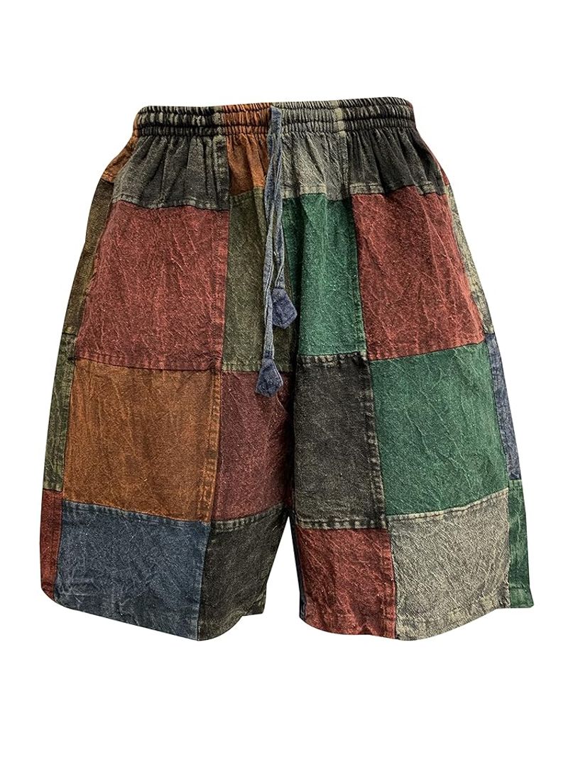 Funky Patchwork Shorts