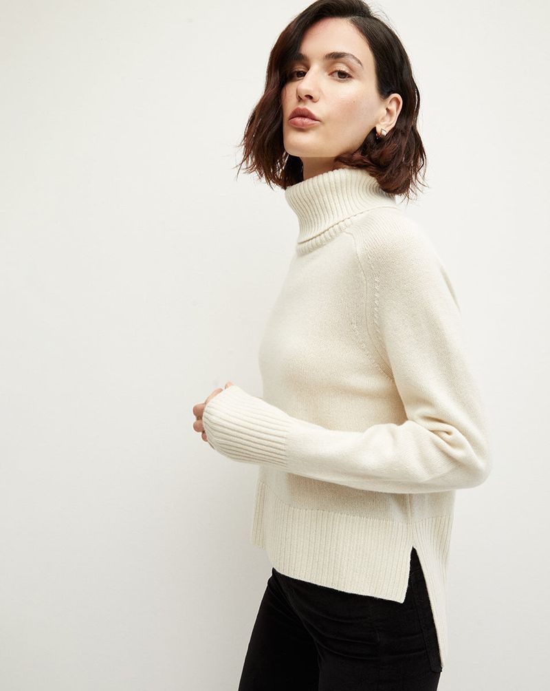 Ivory Turtleneck Sweater