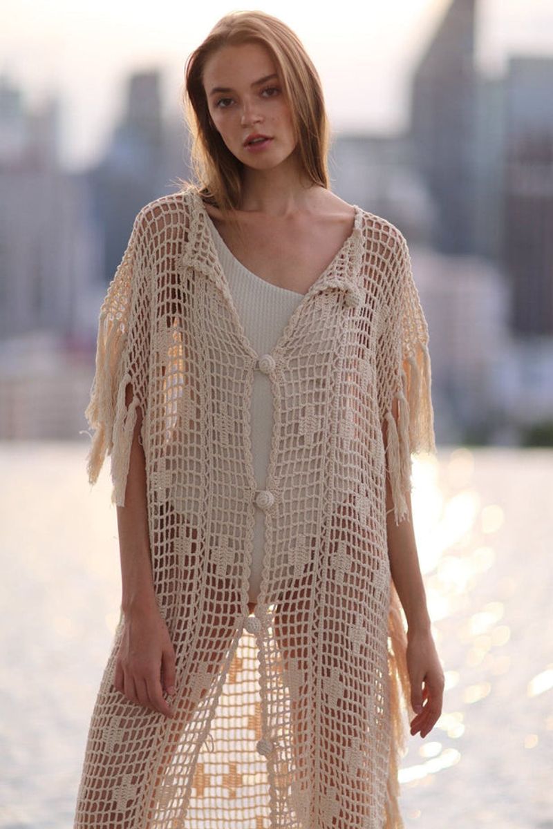 Breezy Crochet Kimono