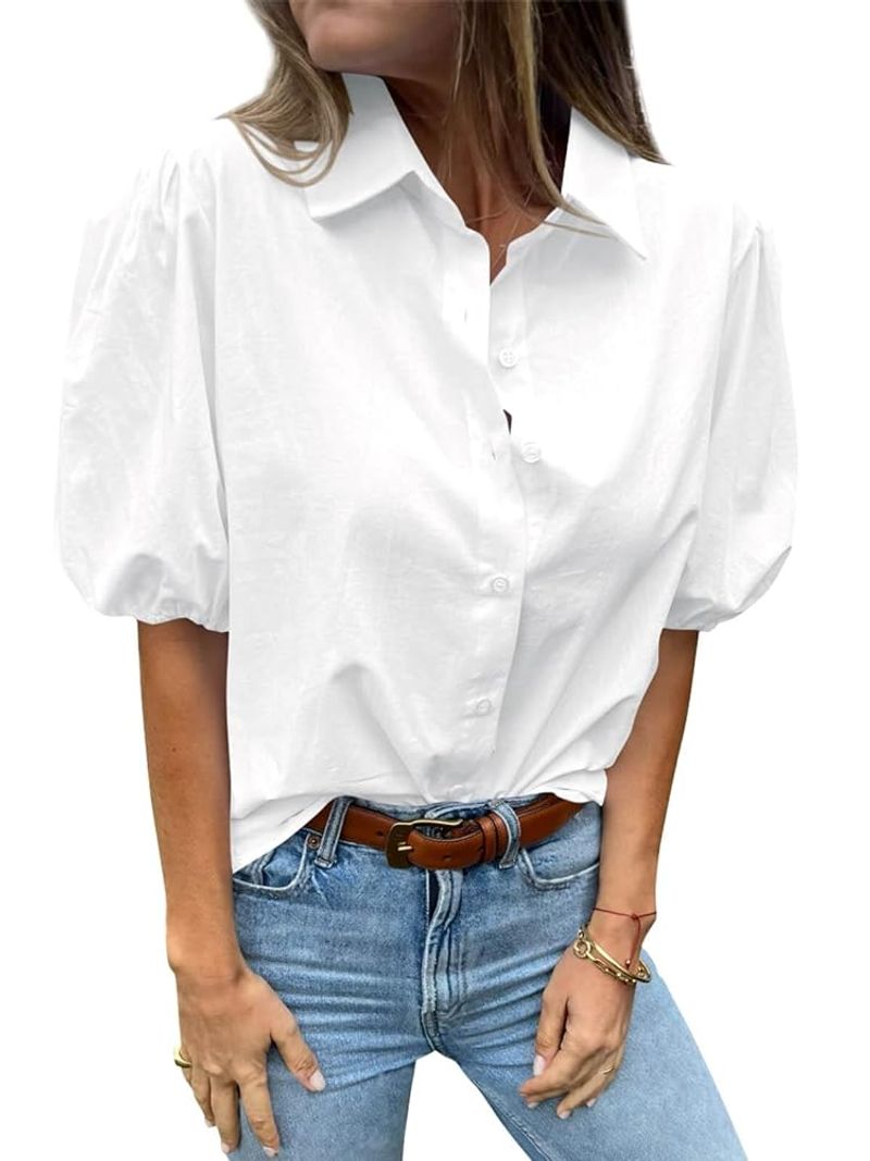 White Button-Down With A Twist