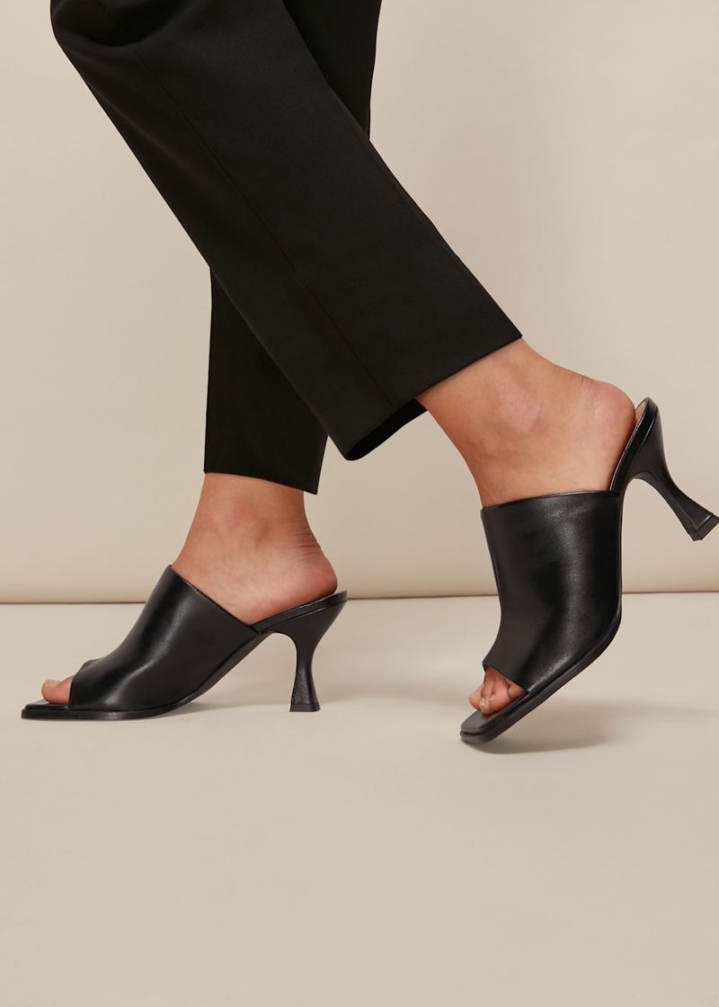 Square-Toe Mules
