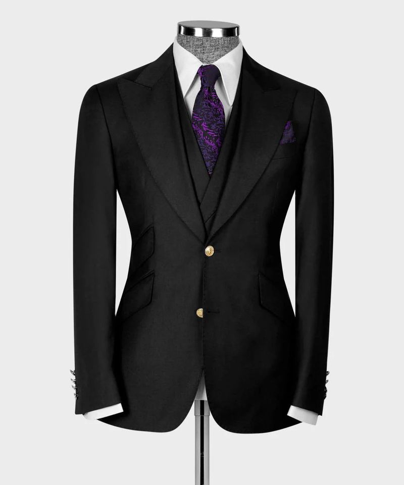 Classic Monochrome Suit