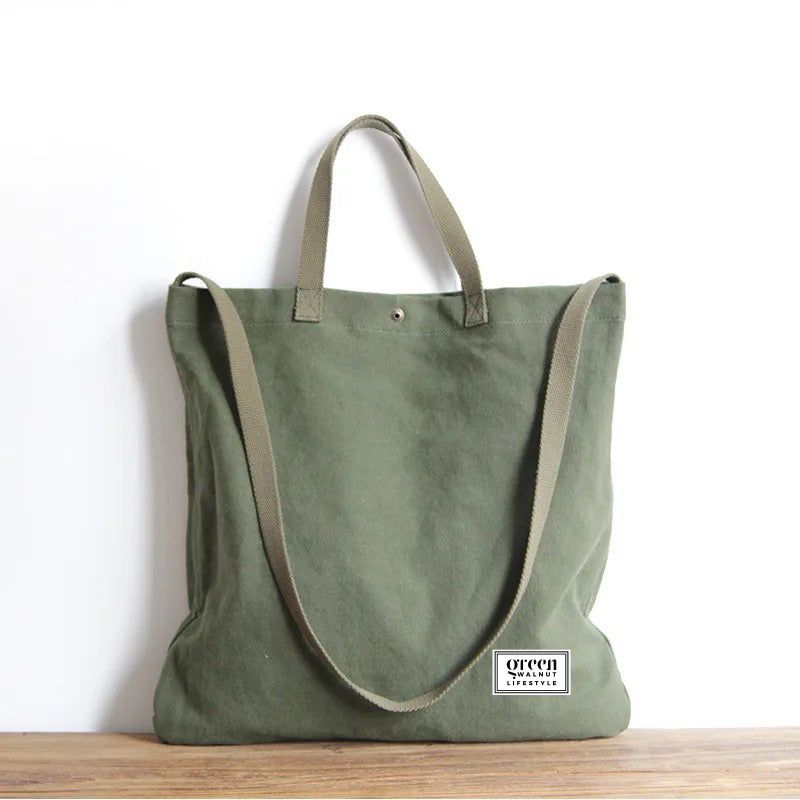 Eco-Friendly Canvas Satchel