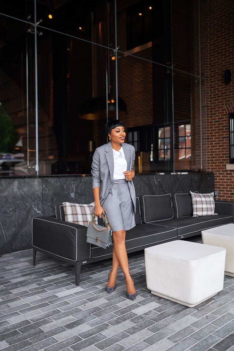 Bermuda Shorts with Blazer