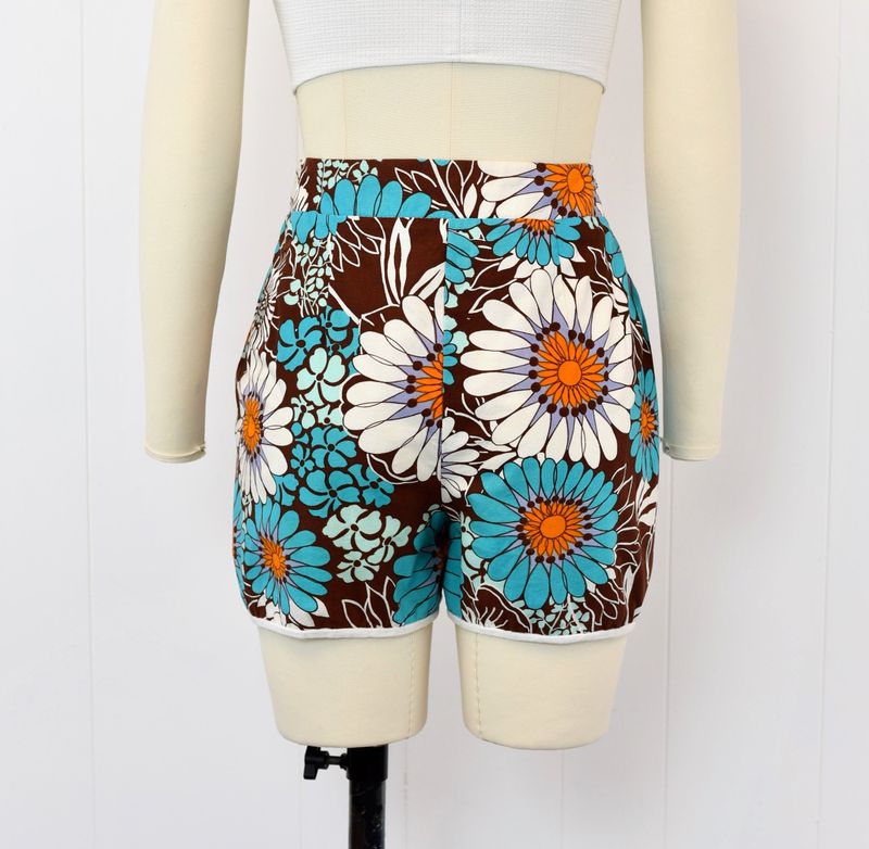 Printed Cotton Shorts