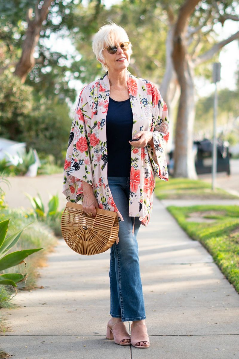 Artful Elegance with a Kimono Jacket