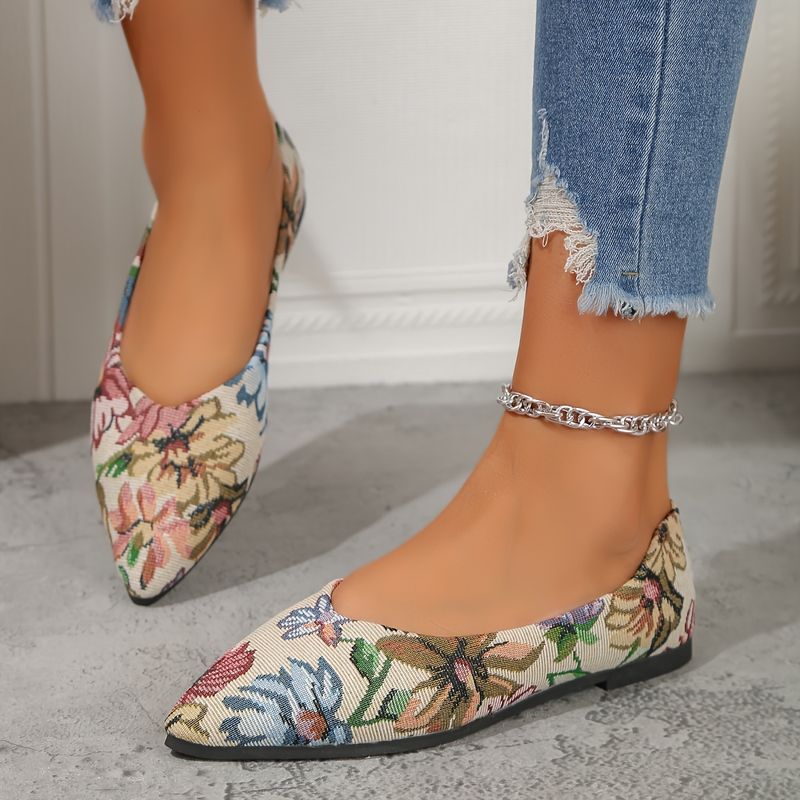 Floral Fancy Flats