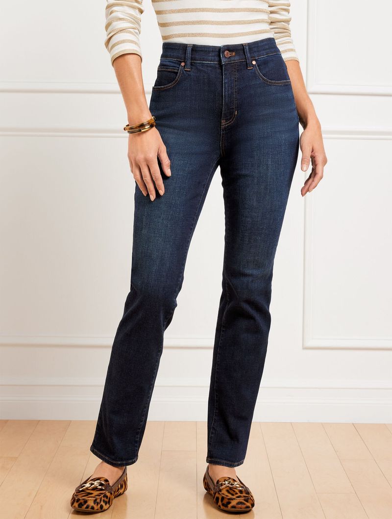 Talbots High-Rise Straight Leg Jeans