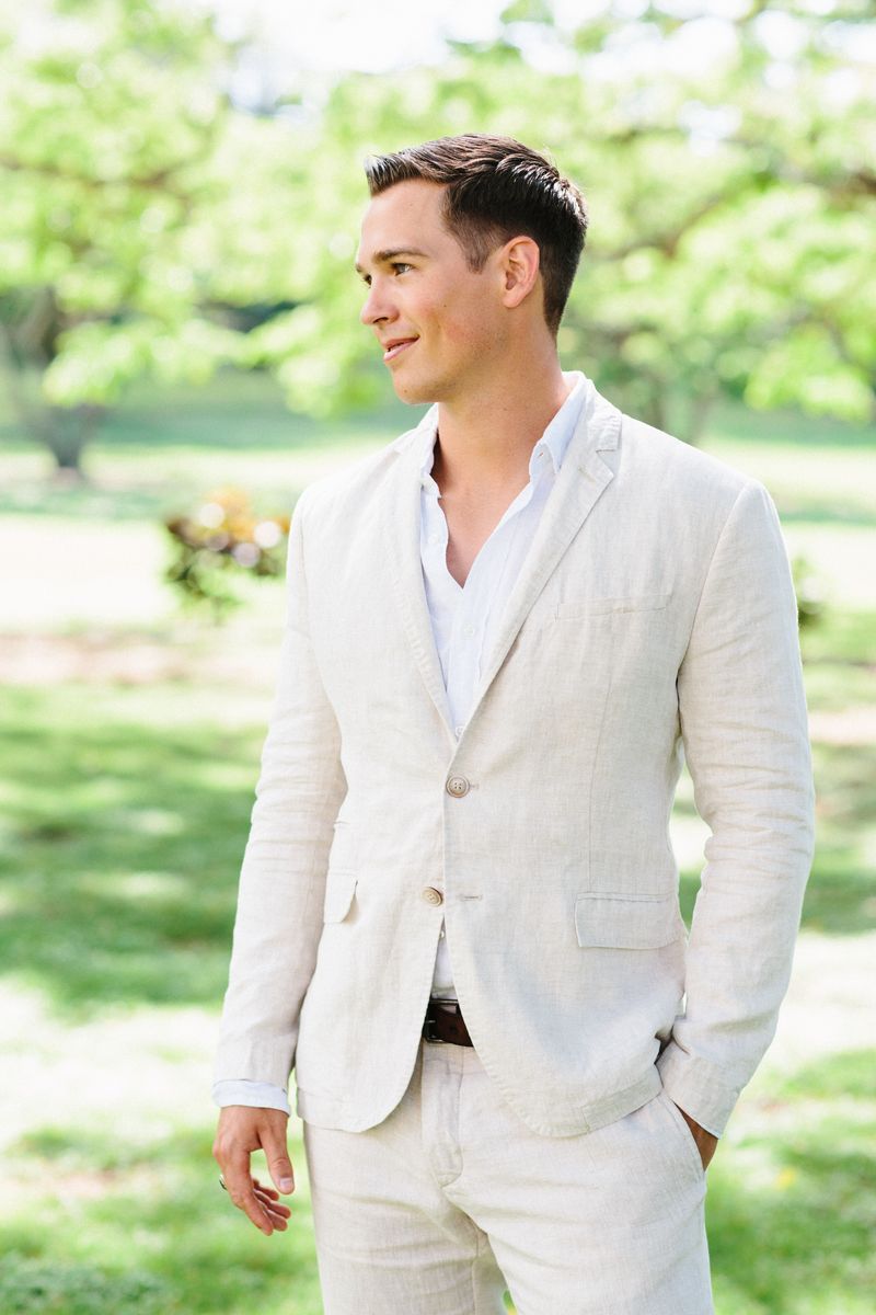 Linen Blazer and Chinos
