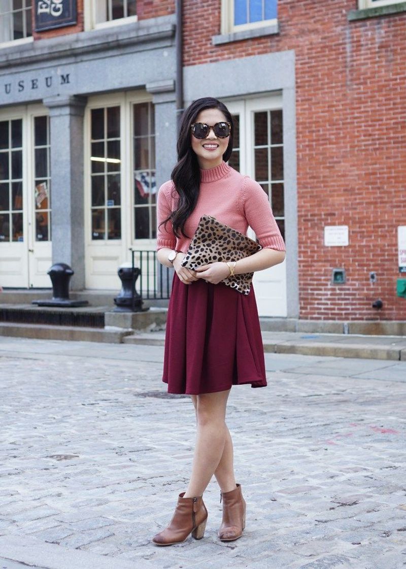 Burgundy and Blush