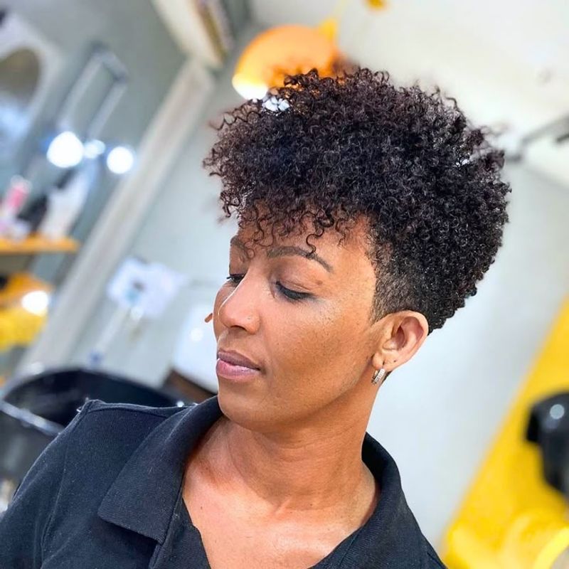 Tapered Natural Curls