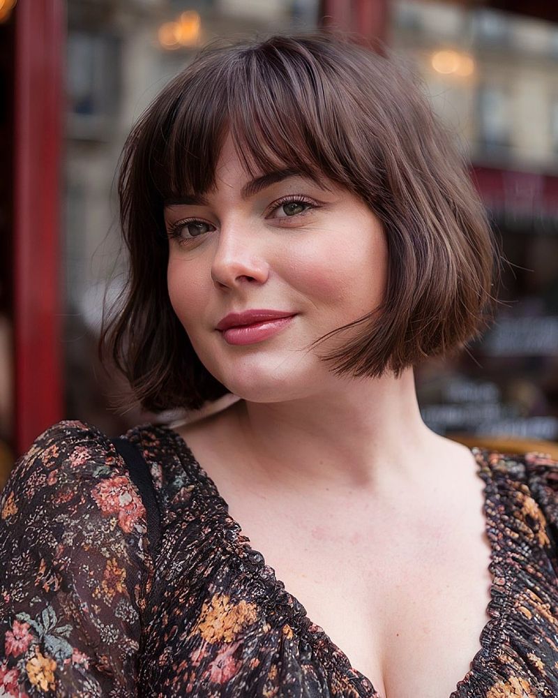 French Bob with Micro Bangs