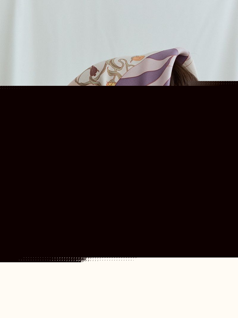 Printed Silk Bandana For Versatile Styling