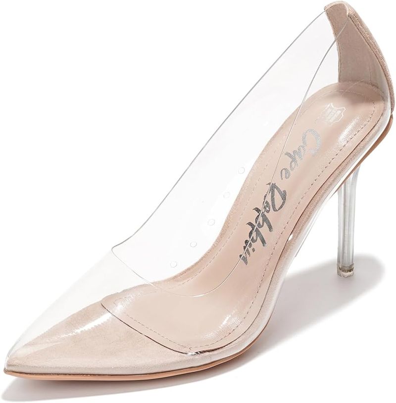 Clear Vinyl Heels